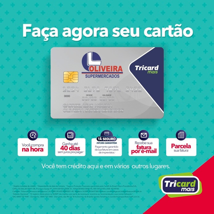 Cartão Cerealista Oliveira